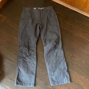Carhartt fleece lined pants